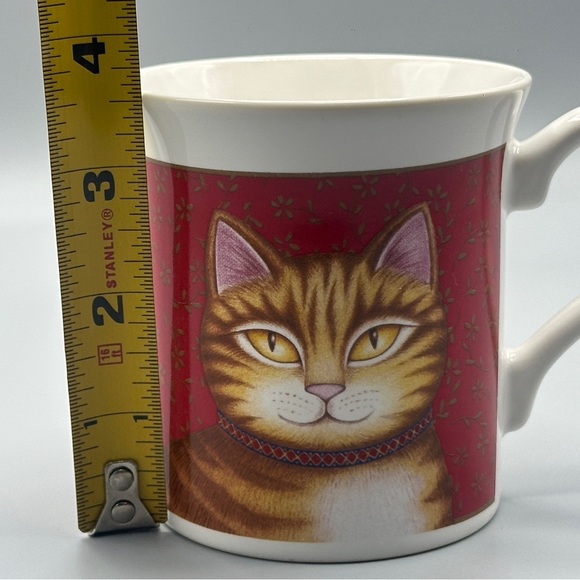 Vintage Hallmark 1987 Orange Tabby Cat Golden Eyes Made In Japan Coffee Tea Mug - Picture 10 of 11